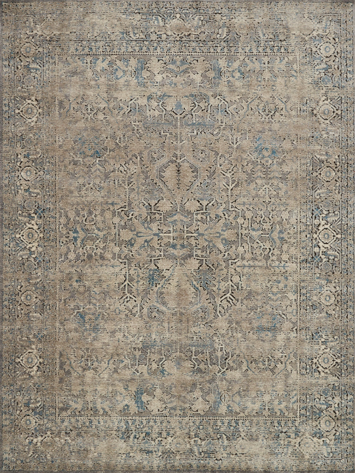 Loloi Millennium MV-01 Grey Stone Transitional Power Loomed Rug