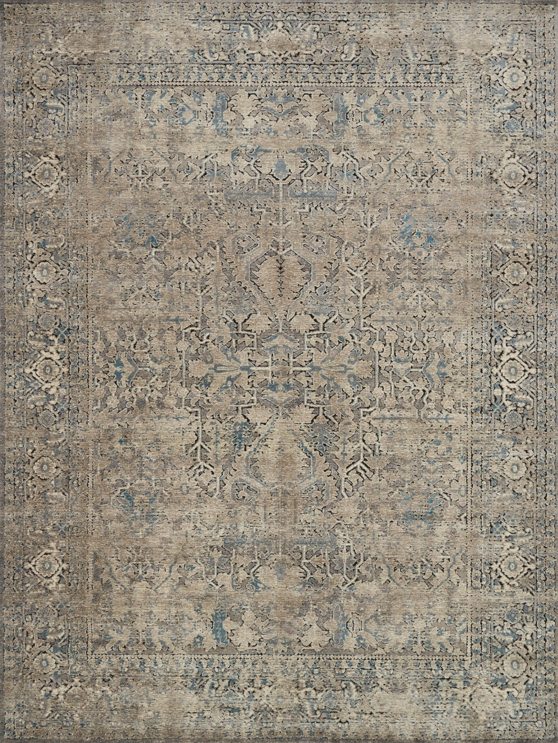 Loloi Millennium MV-01 Grey Stone Transitional Power Loomed Rug