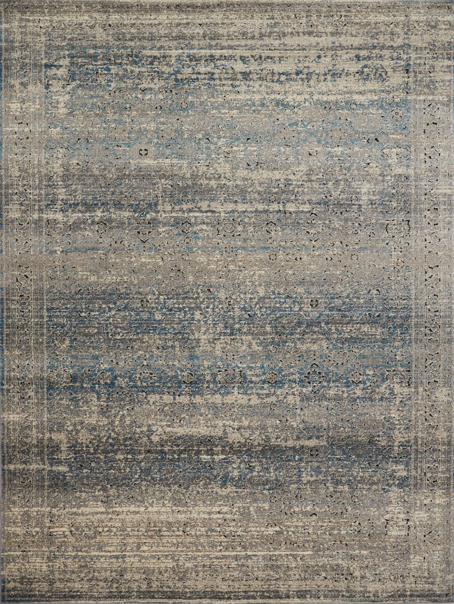 Loloi Millennium MV-02 Grey Blue Transitional Power Loomed Rug