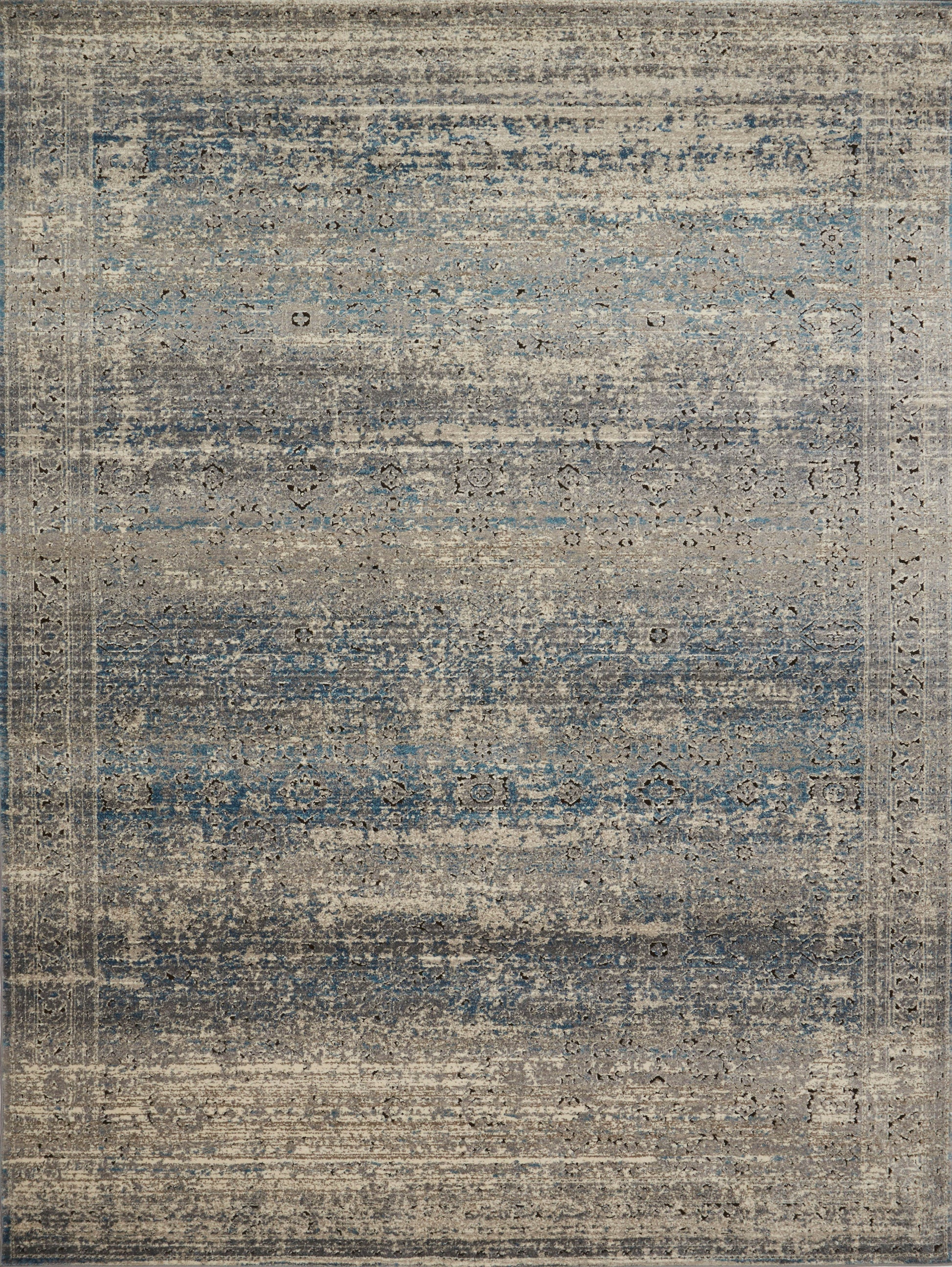 Loloi Millennium MV-02 Grey Blue Transitional Power Loomed Rug