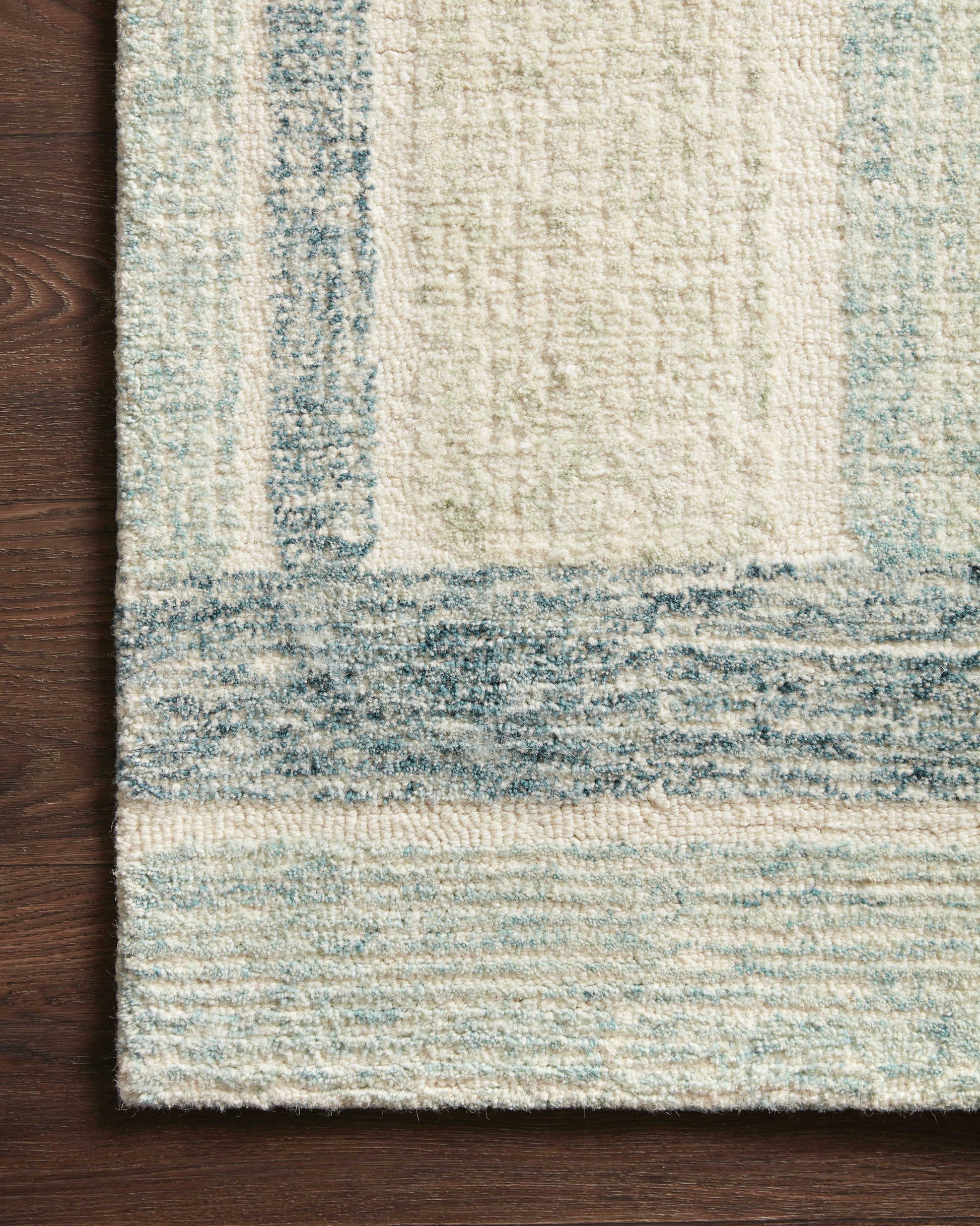 Loloi MILO MLO-04 Aqua Denim Contemporary Hand Tufted Rug