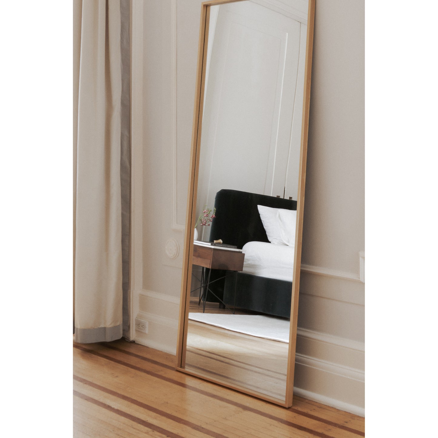 Moes Home Mirrors Squire Gold Contemporary Furniture