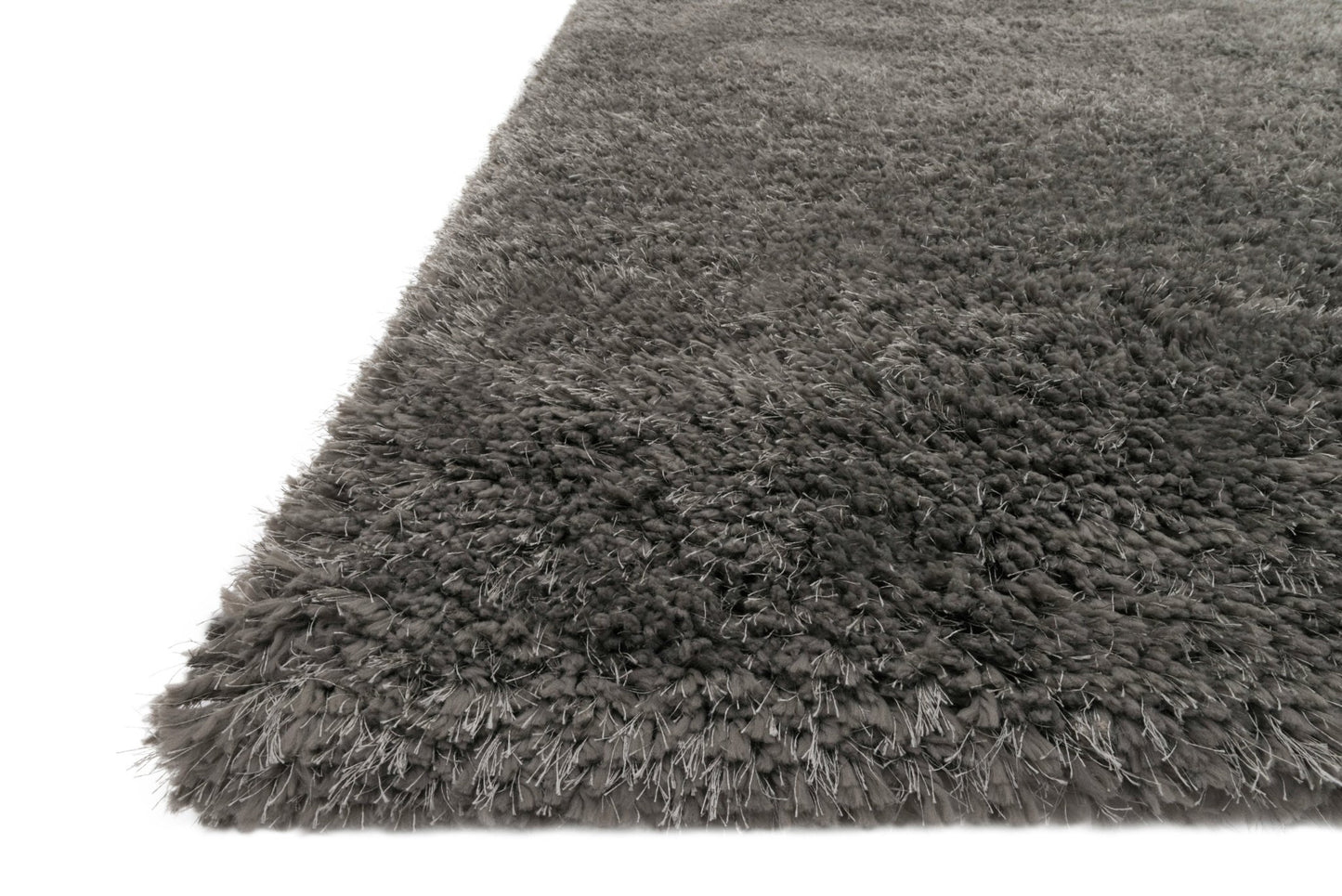 Loloi II Mila Shag MIL - 01 Charcoal Shag Machine Tufted Rug - Rugs - Loloi II - Atlanta Designer Rugs