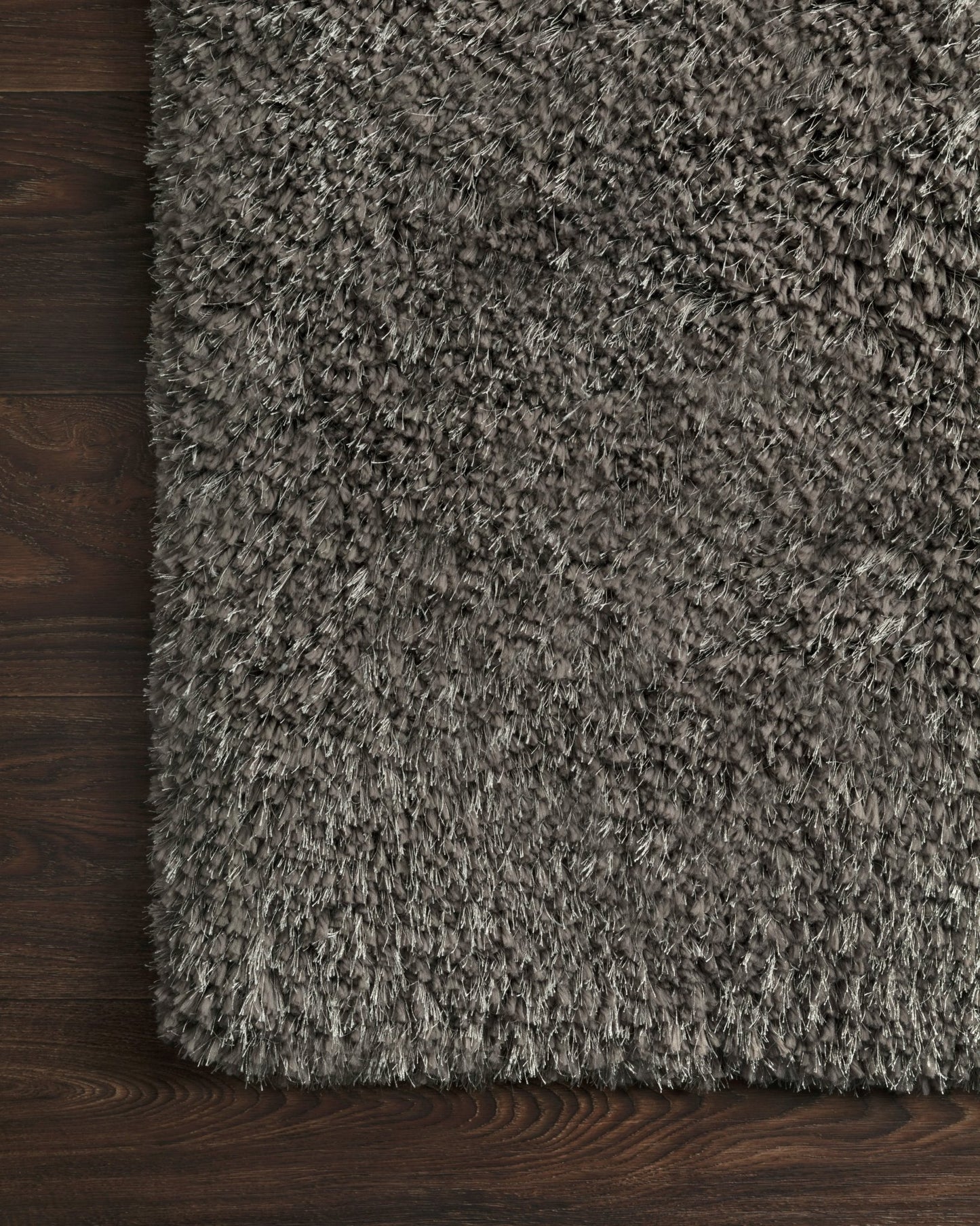 Loloi II Mila Shag MIL - 01 Charcoal Shag Machine Tufted Rug - Rugs - Loloi II - Atlanta Designer Rugs