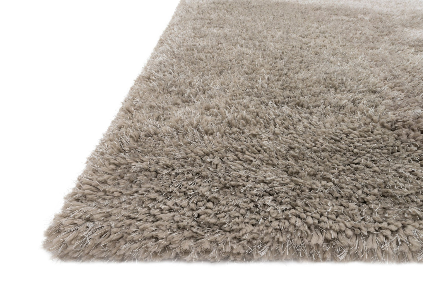 Loloi II Mila Shag MIL - 01 Taupe Shag Machine Tufted Rug - Rugs - Loloi II - Atlanta Designer Rugs