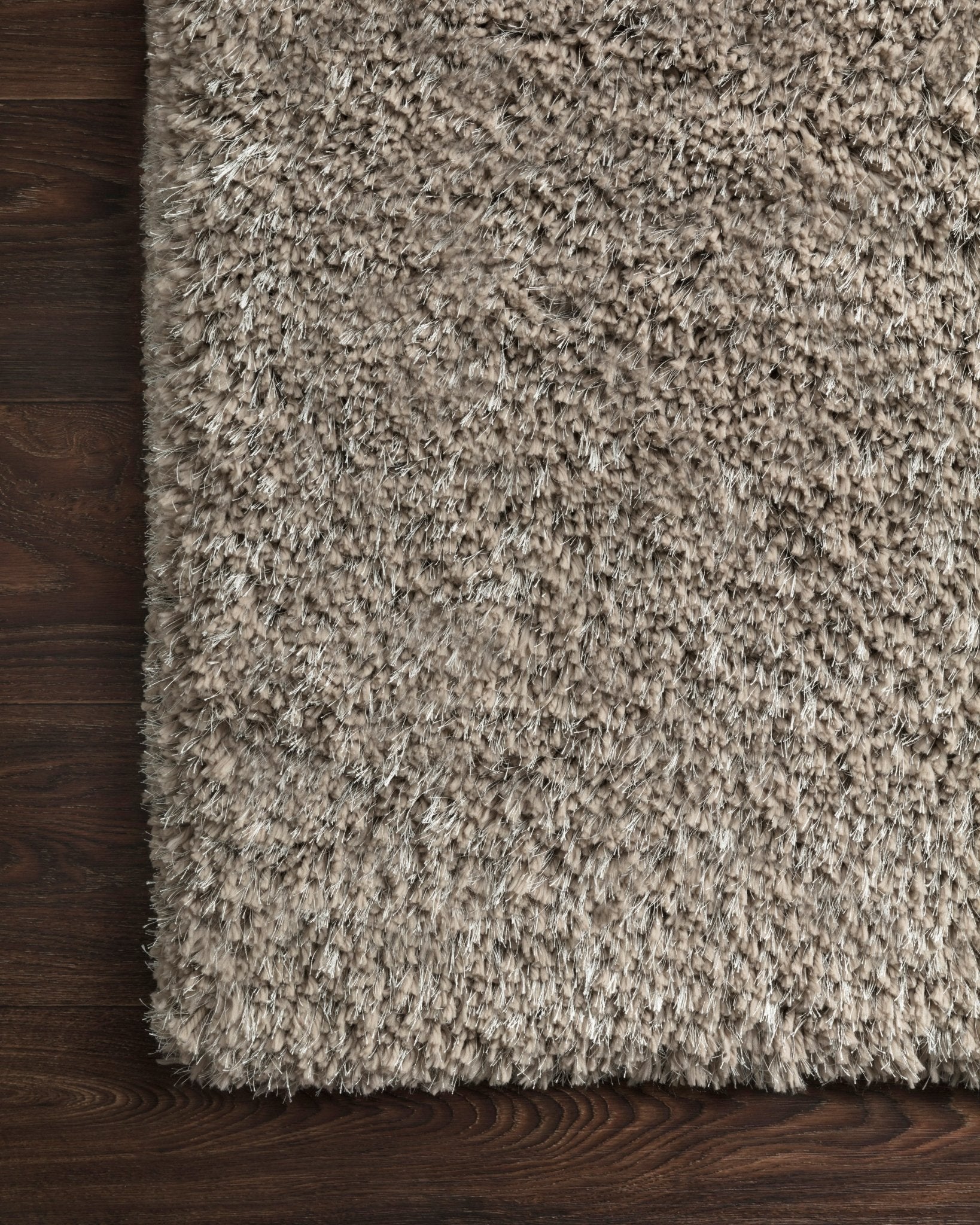 Loloi II Mila Shag MIL - 01 Taupe Shag Machine Tufted Rug - Rugs - Loloi II - Atlanta Designer Rugs