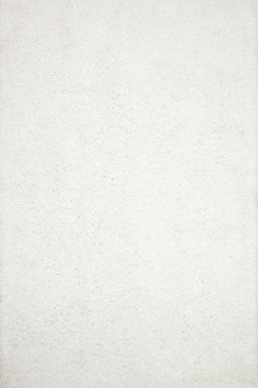 Loloi II Mila Shag MIL-01 White Shag Machine Tufted Rug