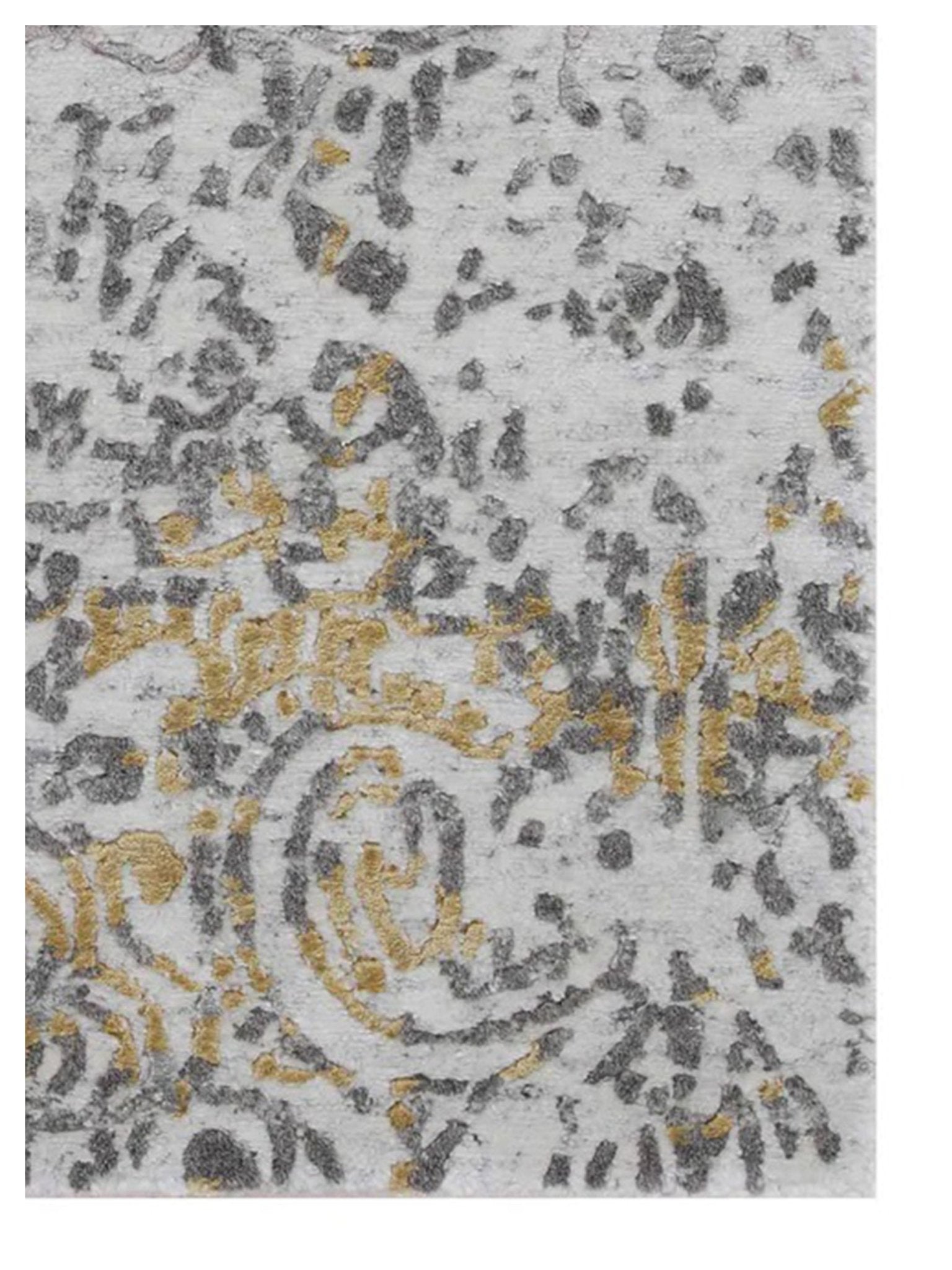 Artisan Mary Natural Gold Contemporary Knotted Rug - Rugs - Artisan - Atlanta Designer Rugs