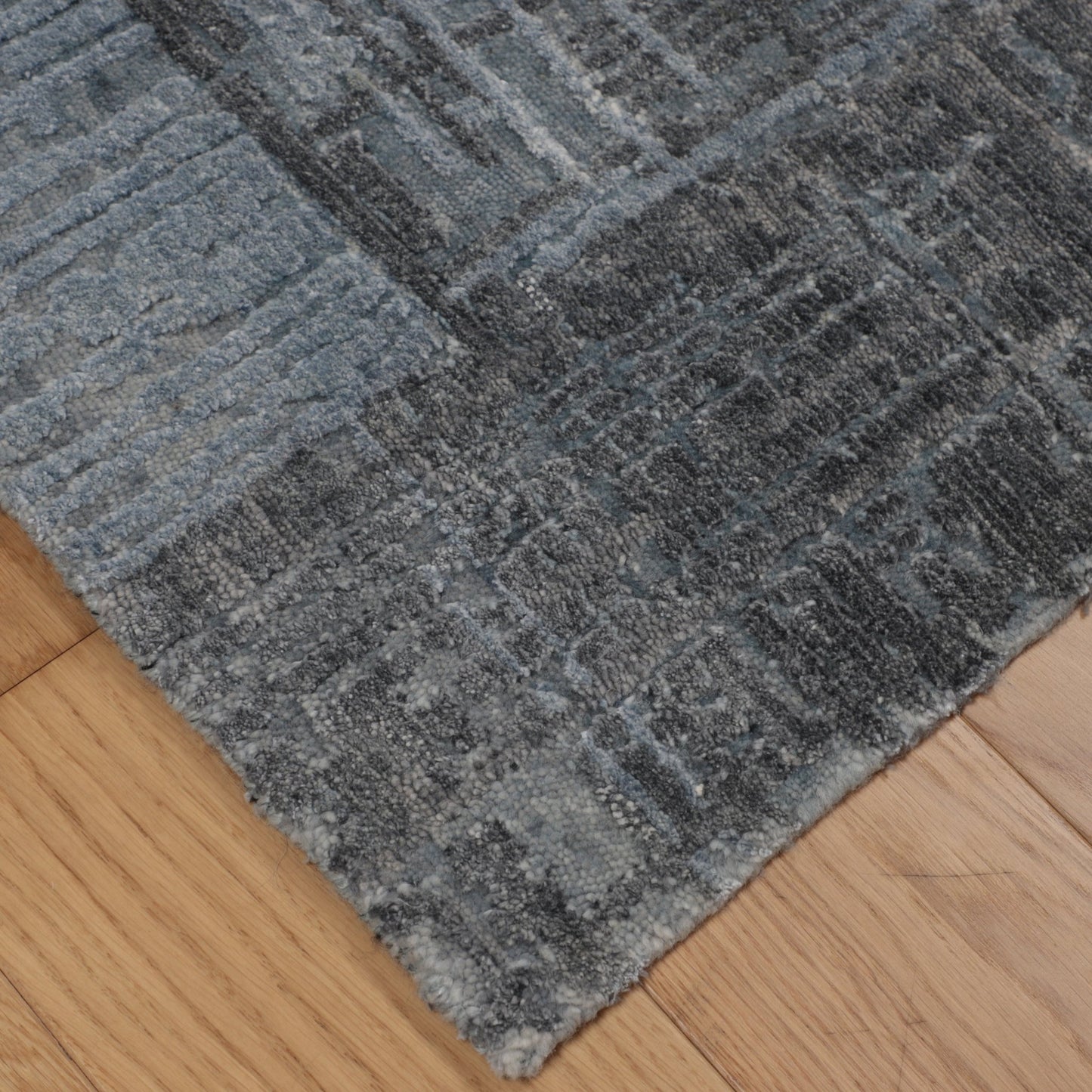 Artisan Mary Silver Lt.Blue Contemporary Knotted Rug - Rugs - Artisan - Atlanta Designer Rugs