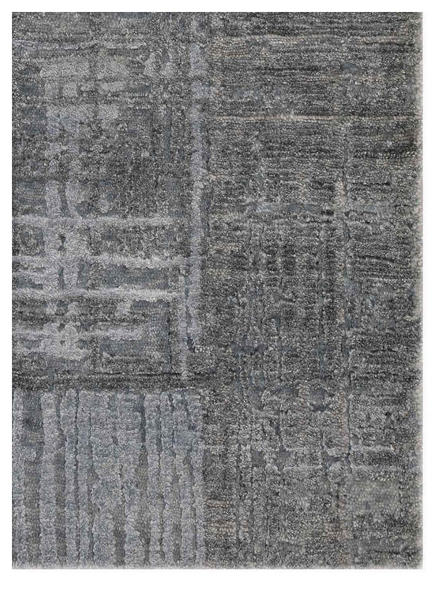 Artisan Mary Silver Lt.Blue Contemporary Knotted Rug - Rugs - Artisan - Atlanta Designer Rugs