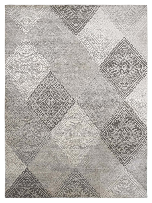 Artisan Mary Beige Contemporary Knotted Rug - Rugs - Artisan - Atlanta Designer Rugs