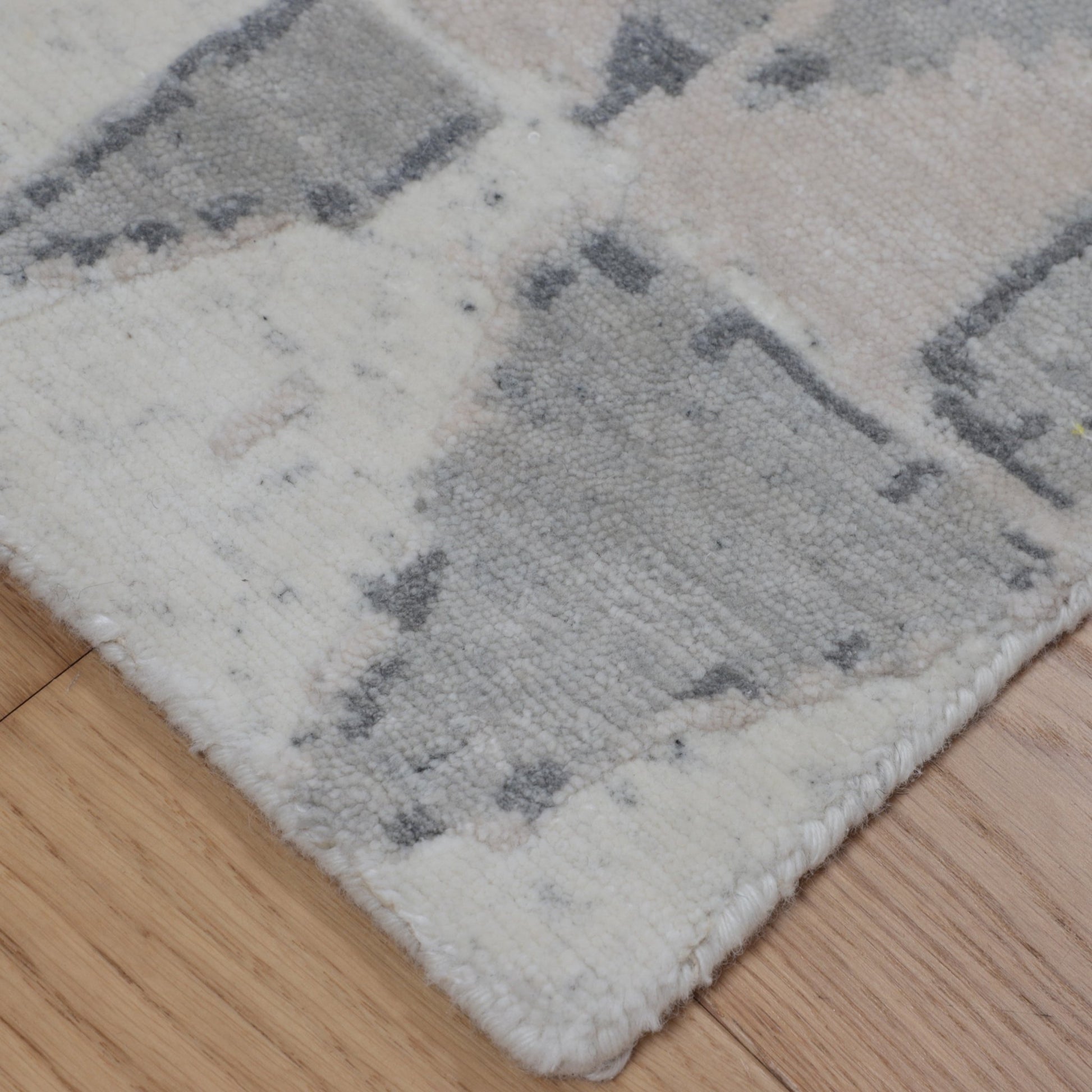 Artisan Mary Tonal Grey Contemporary Knotted Rug - Rugs - Artisan - Atlanta Designer Rugs