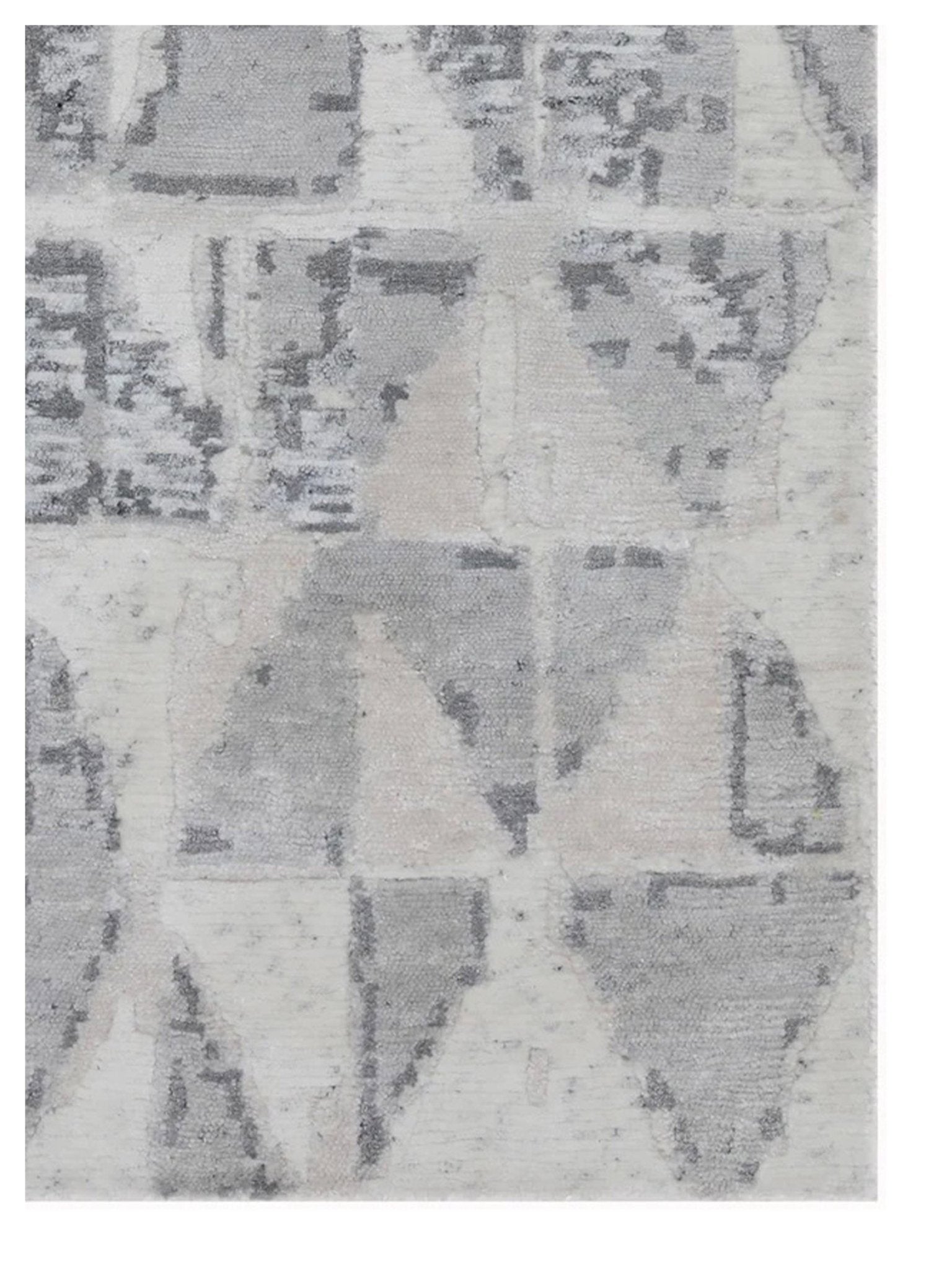 Artisan Mary Tonal Grey Contemporary Knotted Rug - Rugs - Artisan - Atlanta Designer Rugs