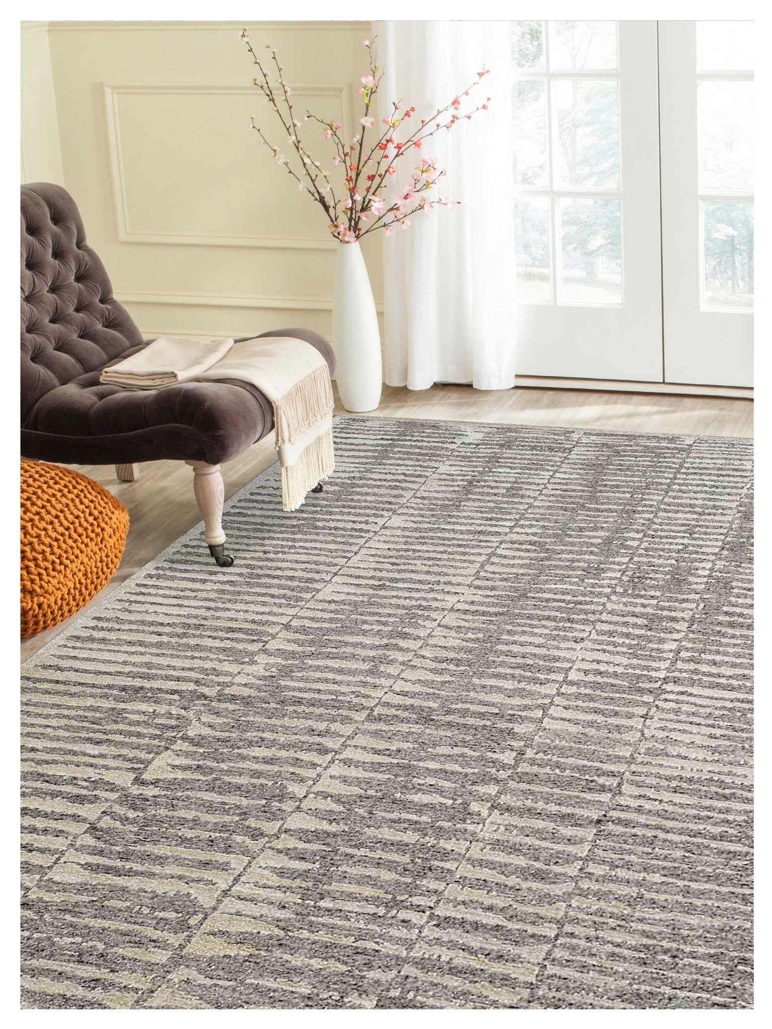 Artisan Mary Fog Contemporary Knotted Rug - Rugs - Artisan - Atlanta Designer Rugs