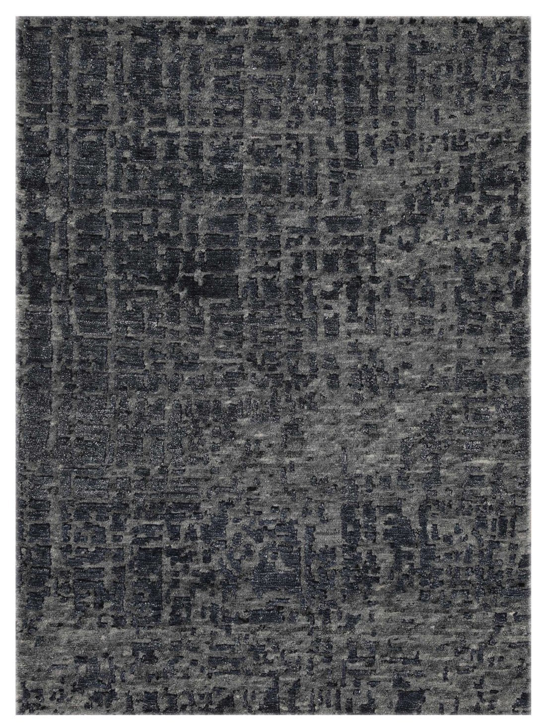 Artisan Mary Grey Contemporary Knotted Rug - Rugs - Artisan - Atlanta Designer Rugs