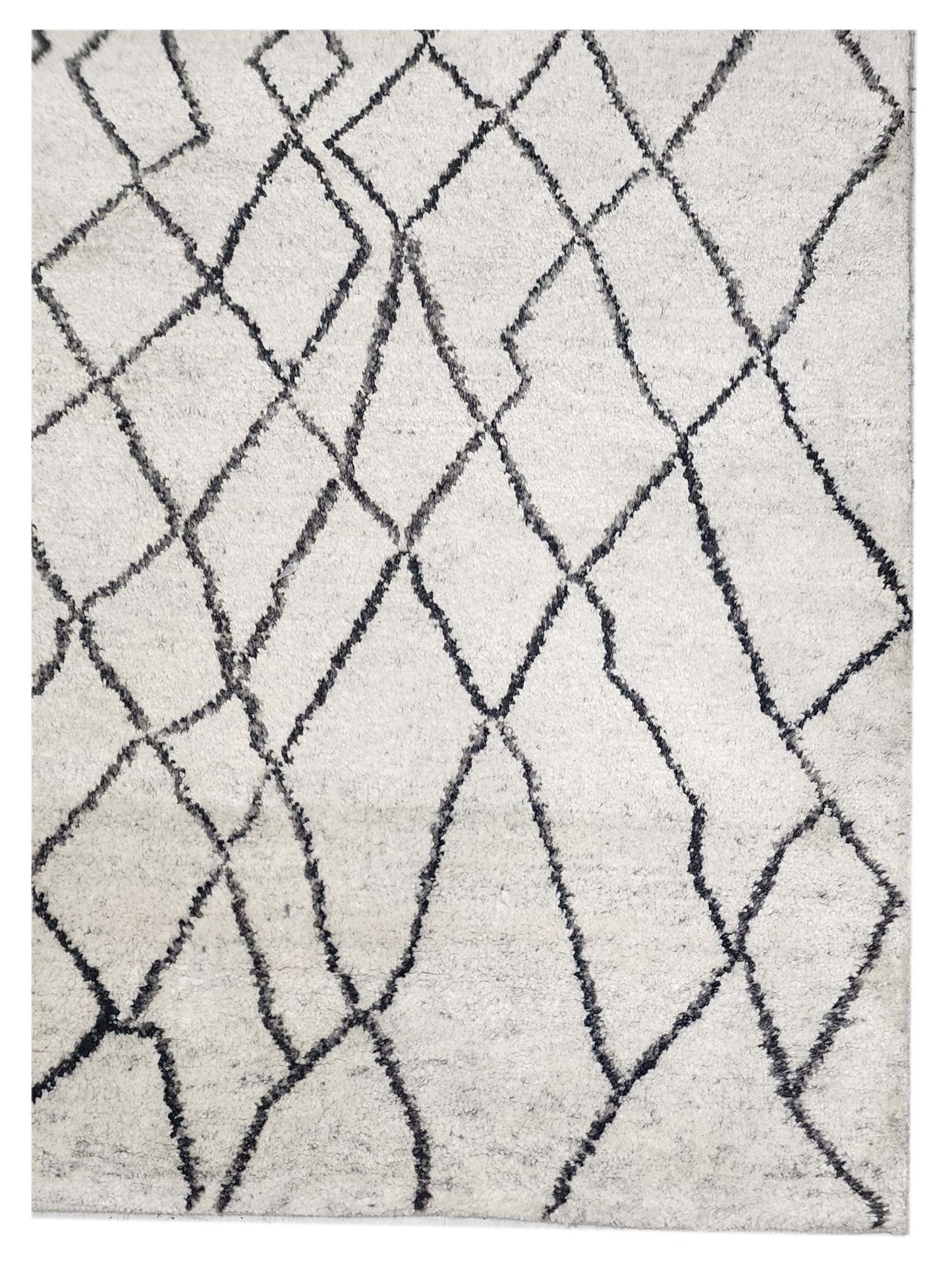 Artisan Marion Ivory Black Transitional Knotted Rug - Rugs - Artisan - Atlanta Designer Rugs