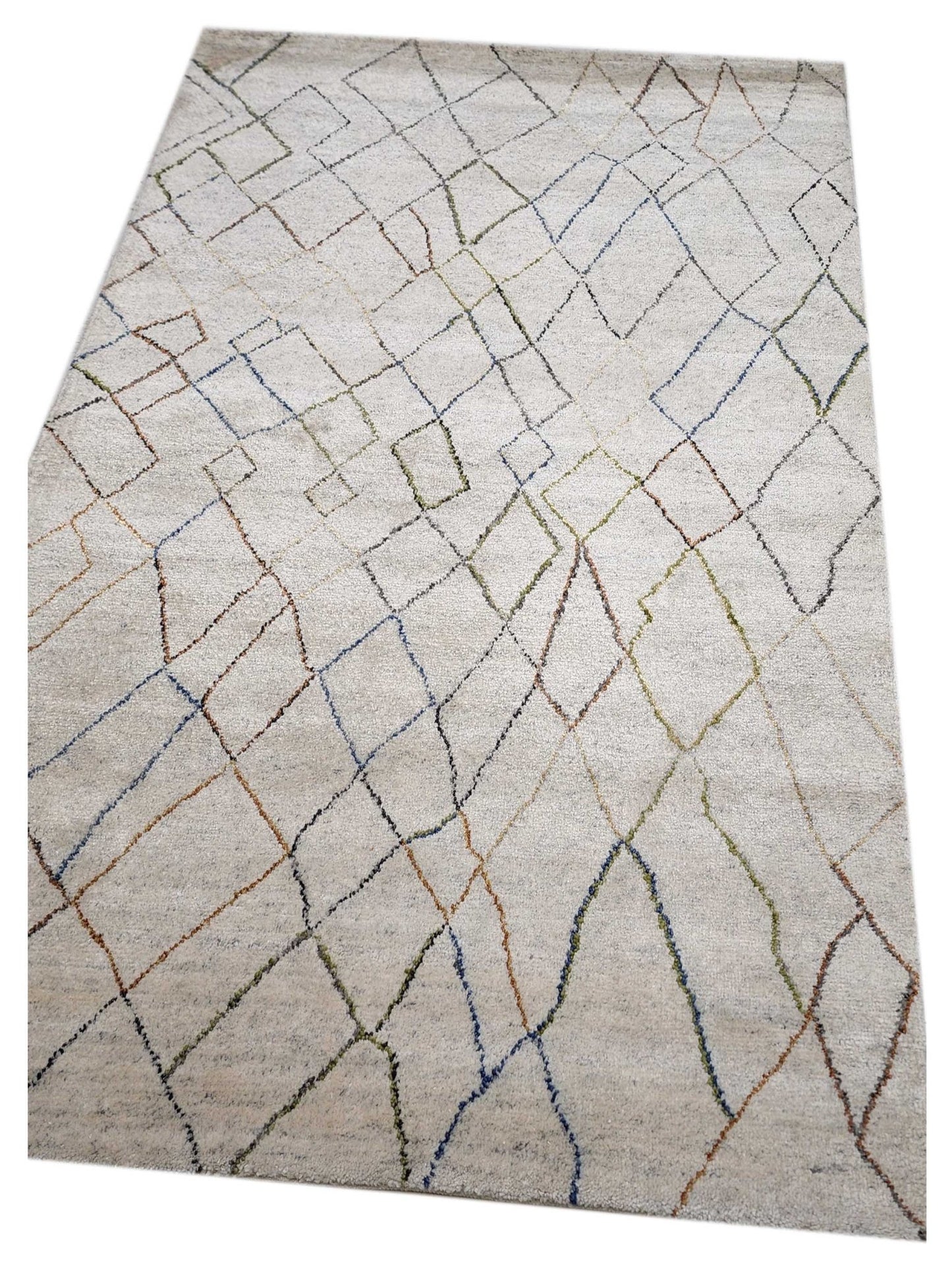 Artisan Marion Ivory Multi Transitional Knotted Rug - Rugs - Artisan - Atlanta Designer Rugs