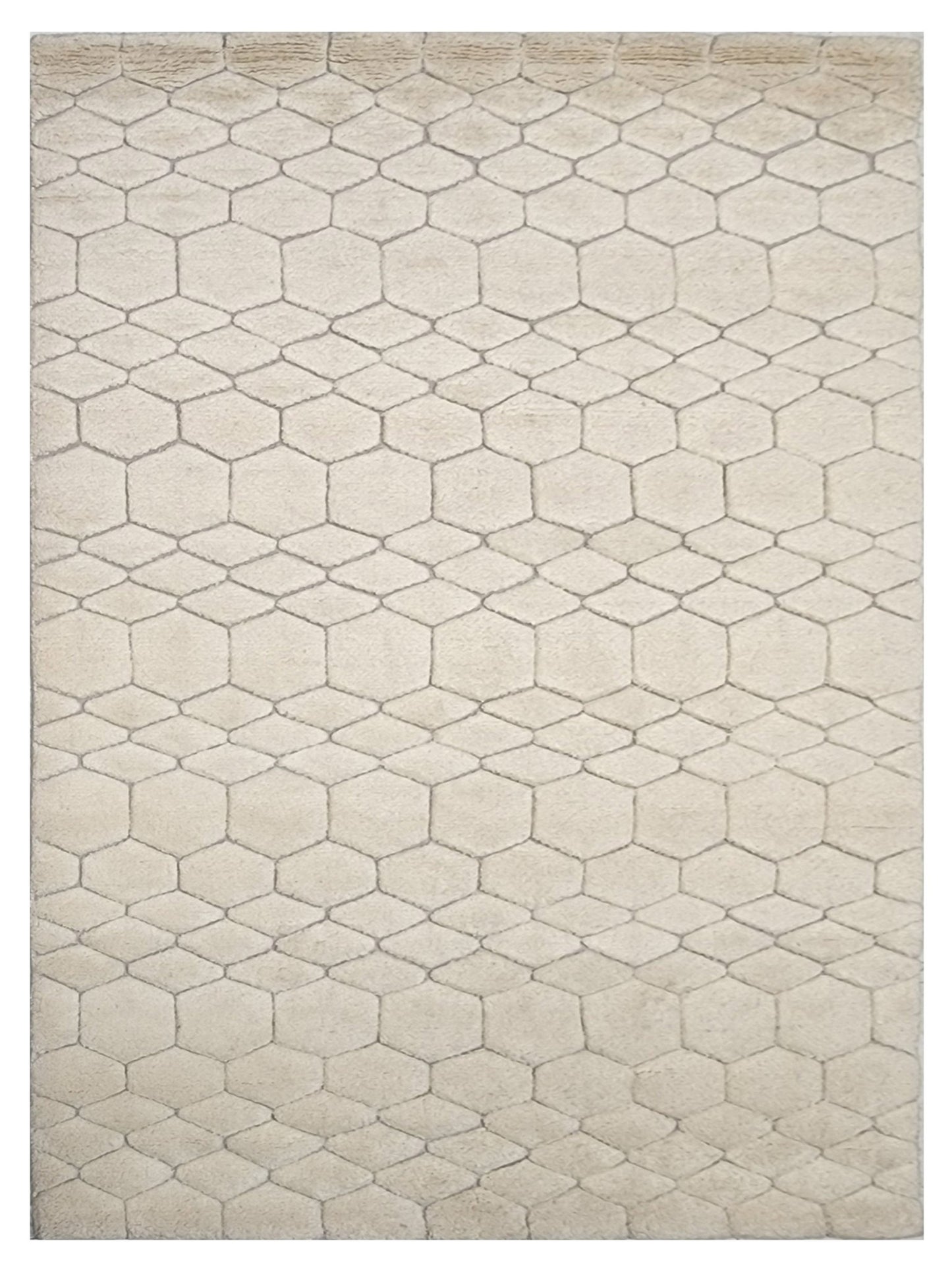 Artisan Marion White Transitional Knotted Rug - Rugs - Artisan - Atlanta Designer Rugs