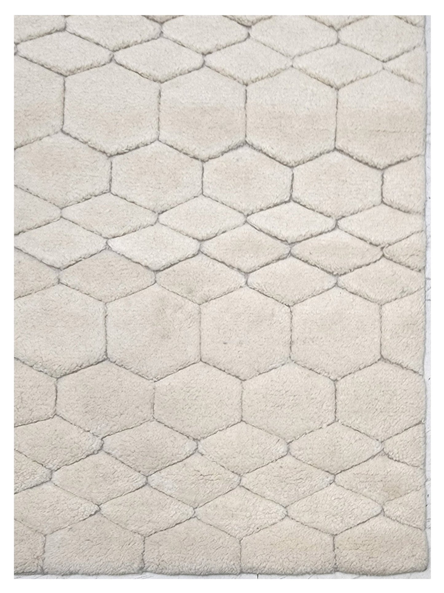 Artisan Marion White Transitional Knotted Rug - Rugs - Artisan - Atlanta Designer Rugs