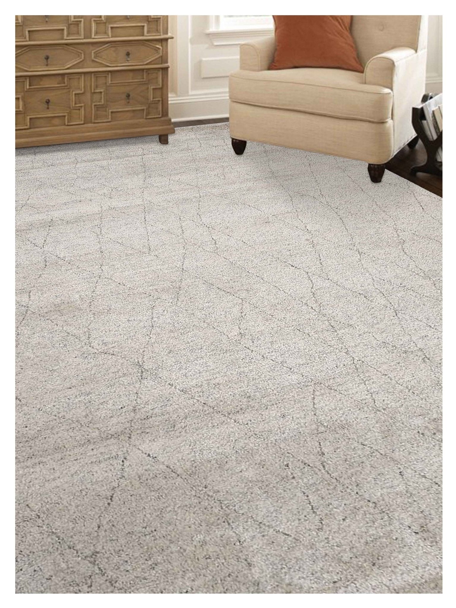 Artisan Marion Ivory Transitional Knotted Rug - Rugs - Artisan - Atlanta Designer Rugs