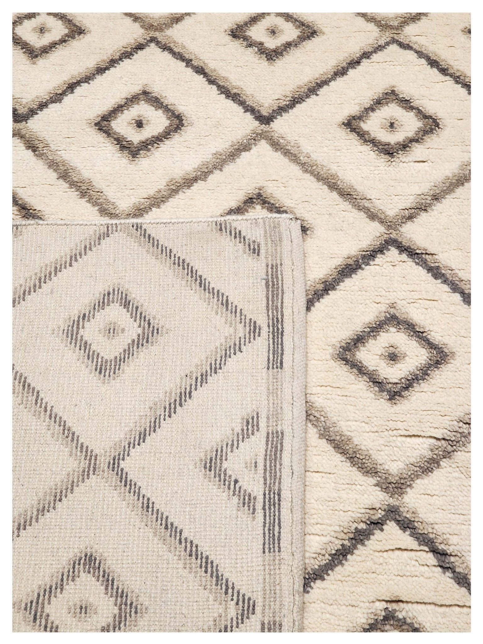 Artisan Marion Ivory Beige Transitional Knotted Rug - Rugs - Artisan - Atlanta Designer Rugs