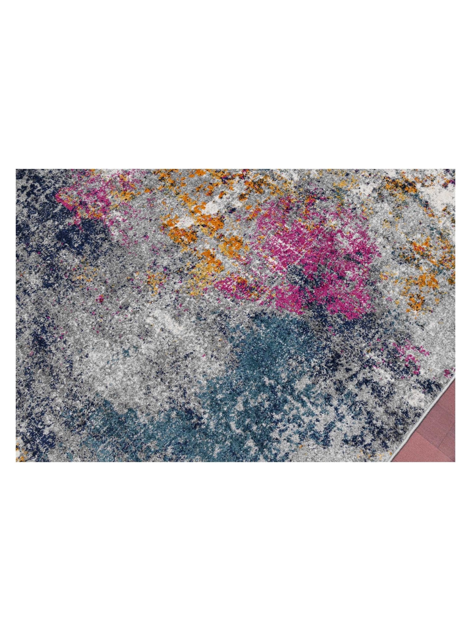 Limited Mortlake MOR - 253 BLUE PINK Transitional Machinemade Rug - Rugs - Limited - Atlanta Designer Rugs