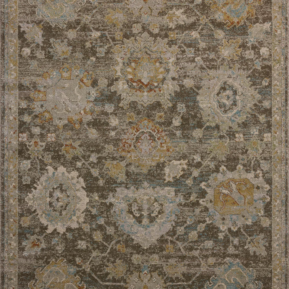 Magnolia Home Mona MOA-02 Bark Multi  Traditional Power Loomed Rug