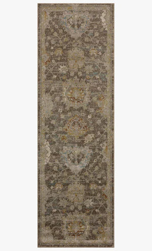 Magnolia Home Mona MOA-02 Bark Multi  Traditional Power Loomed Rug