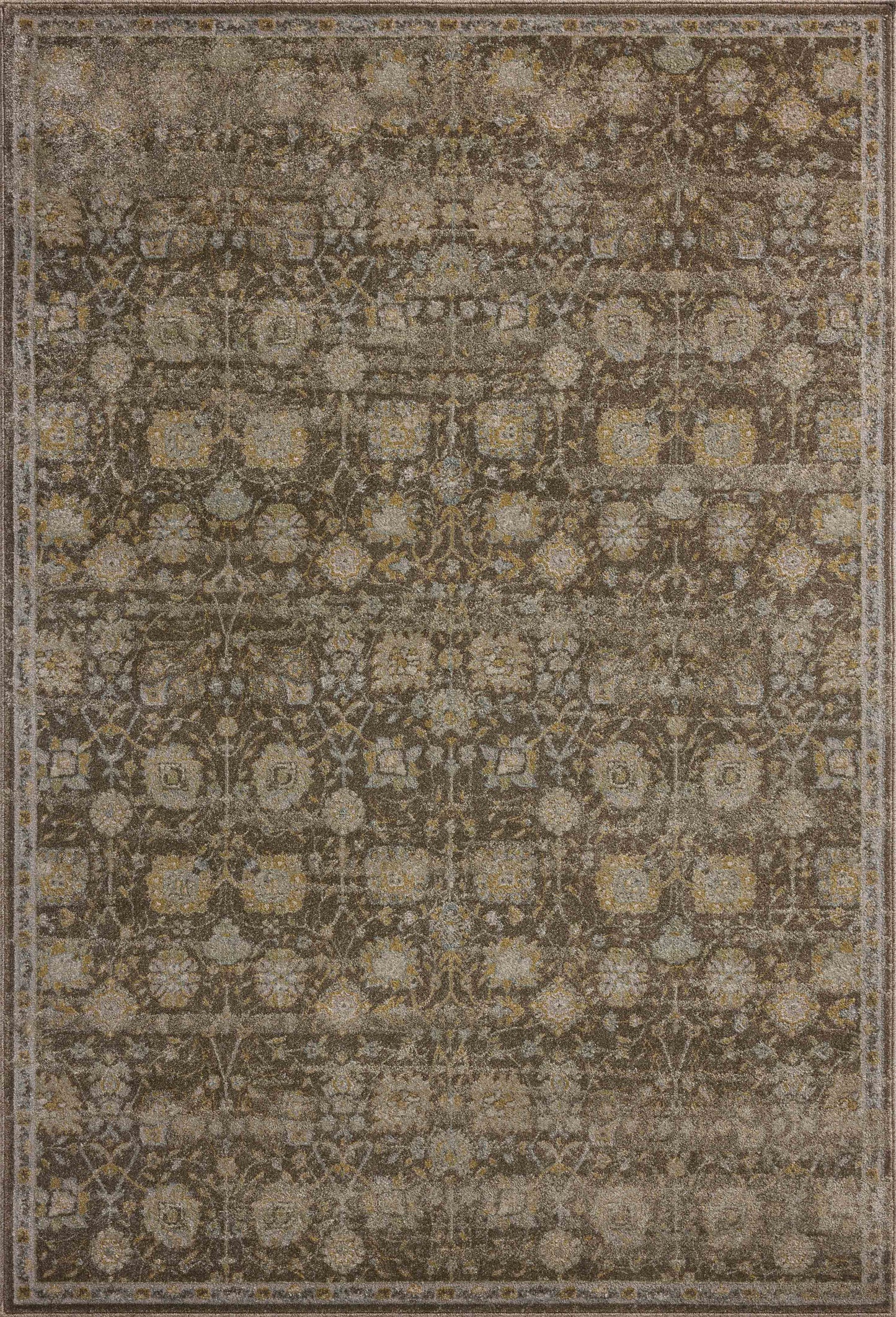 Magnolia Home Mona MOA-03 Bark Natural Traditional Power Loomed Rug