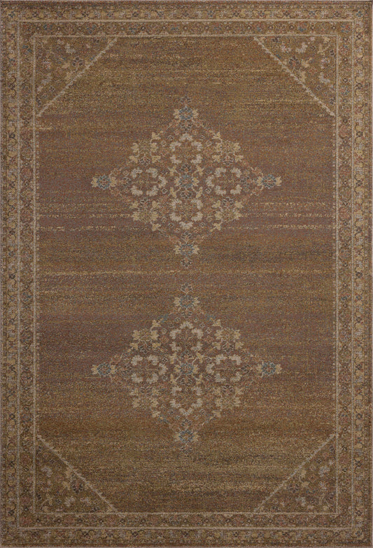 Magnolia Home Mona MOA-04 Sunset Natural Traditional Power Loomed Rug
