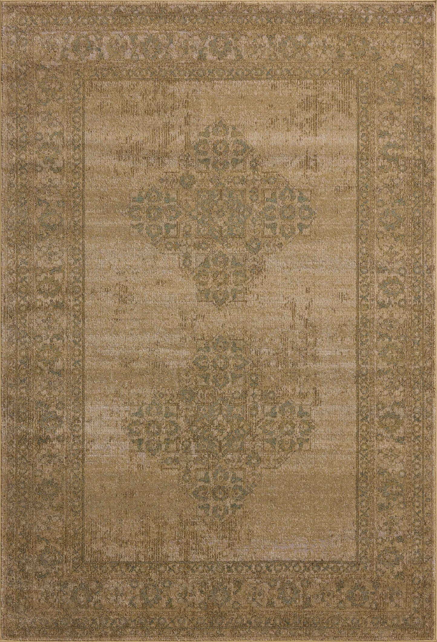 Magnolia Home Mona MOA-05 Antique Spa Traditional Power Loomed Rug