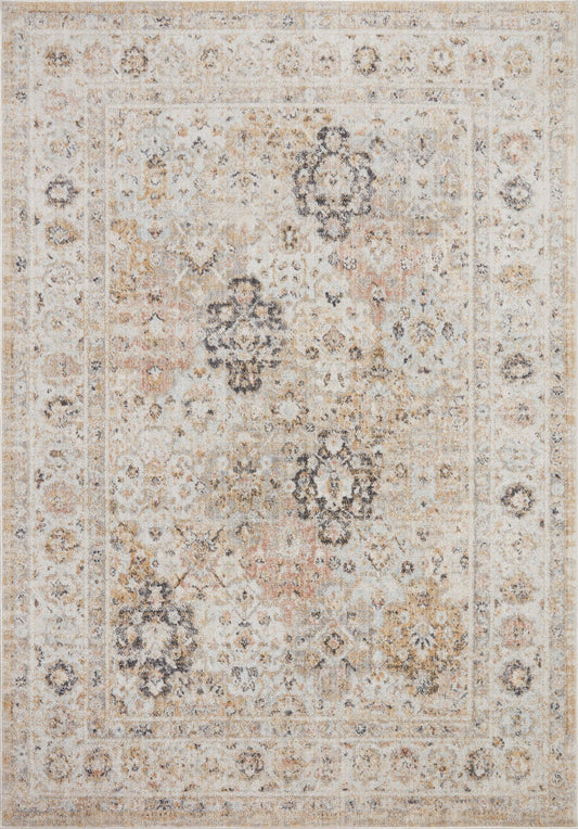 Loloi II Monroe MON - 02 Beige Multi Traditional Power Loomed Rug - Rugs - Loloi II - Atlanta Designer Rugs