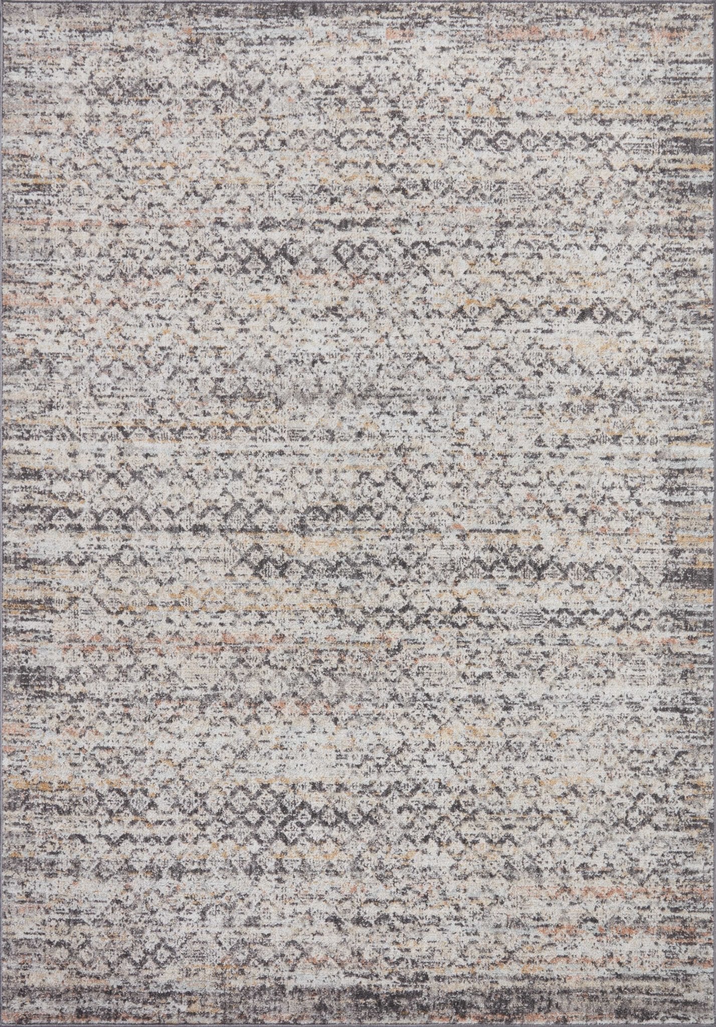 Loloi II Monroe MON - 03 Grey Multi Traditional Power Loomed Rug - Rugs - Loloi II - Atlanta Designer Rugs