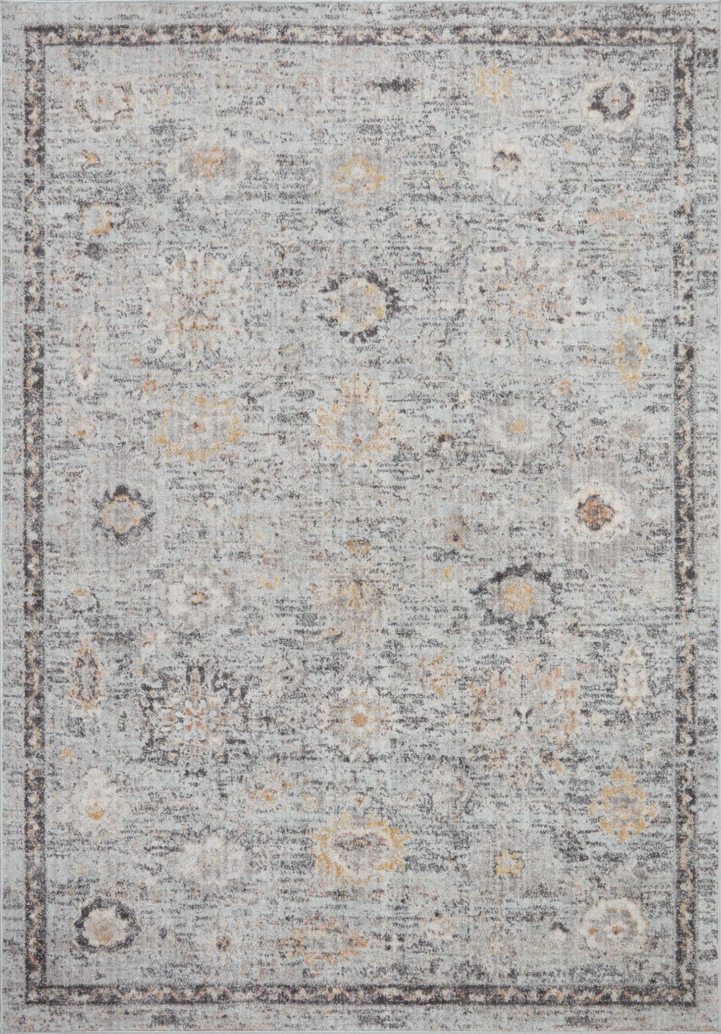 Loloi II Monroe MON - 04 Sky Gold Traditional Power Loomed Rug - Rugs - Loloi II - Atlanta Designer Rugs