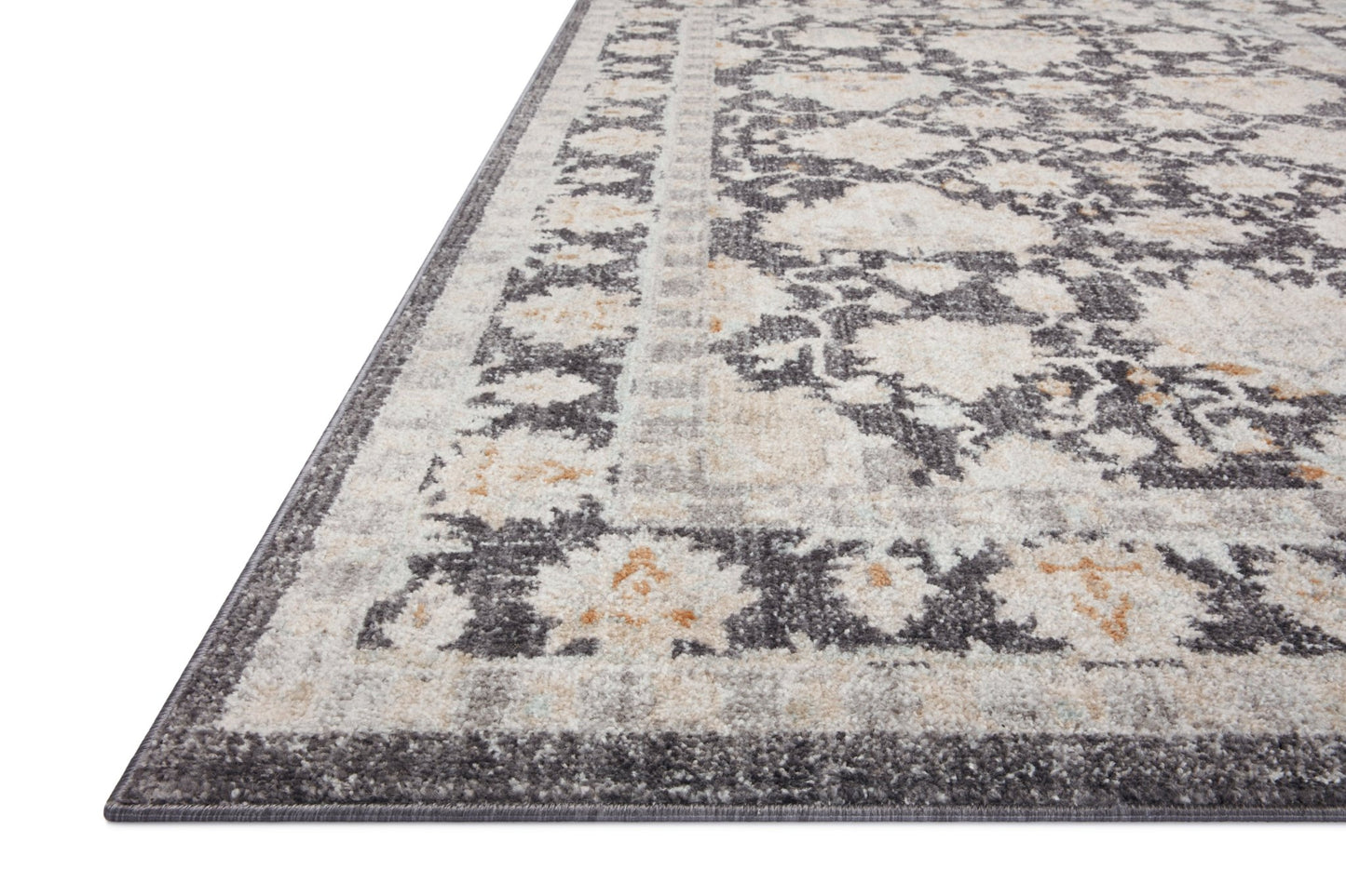 Loloi II Monroe MON - 05 Charcoal Natural Traditional Power Loomed Rug - Rugs - Loloi II - Atlanta Designer Rugs