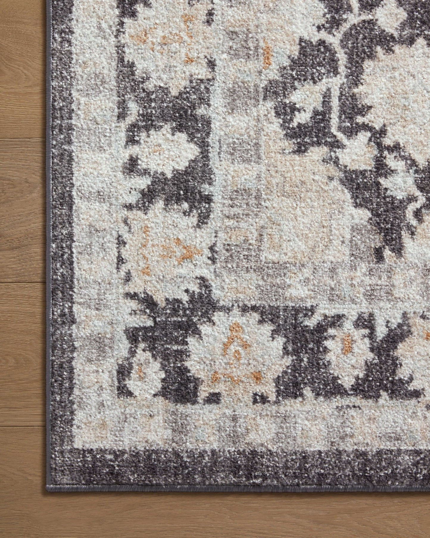 Loloi II Monroe MON - 05 Charcoal Natural Traditional Power Loomed Rug - Rugs - Loloi II - Atlanta Designer Rugs