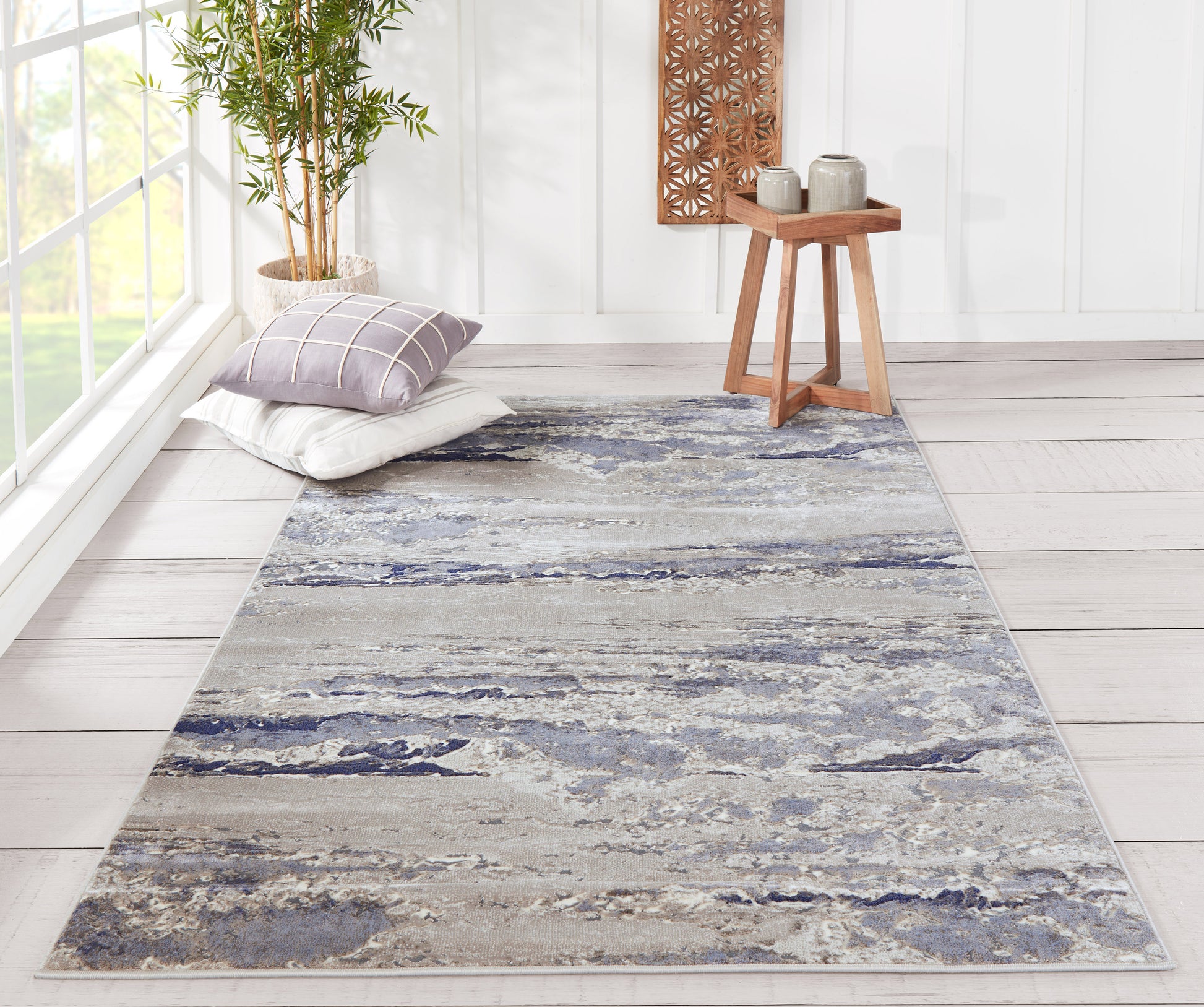 Momeni Monterey  Blue  Contemporary