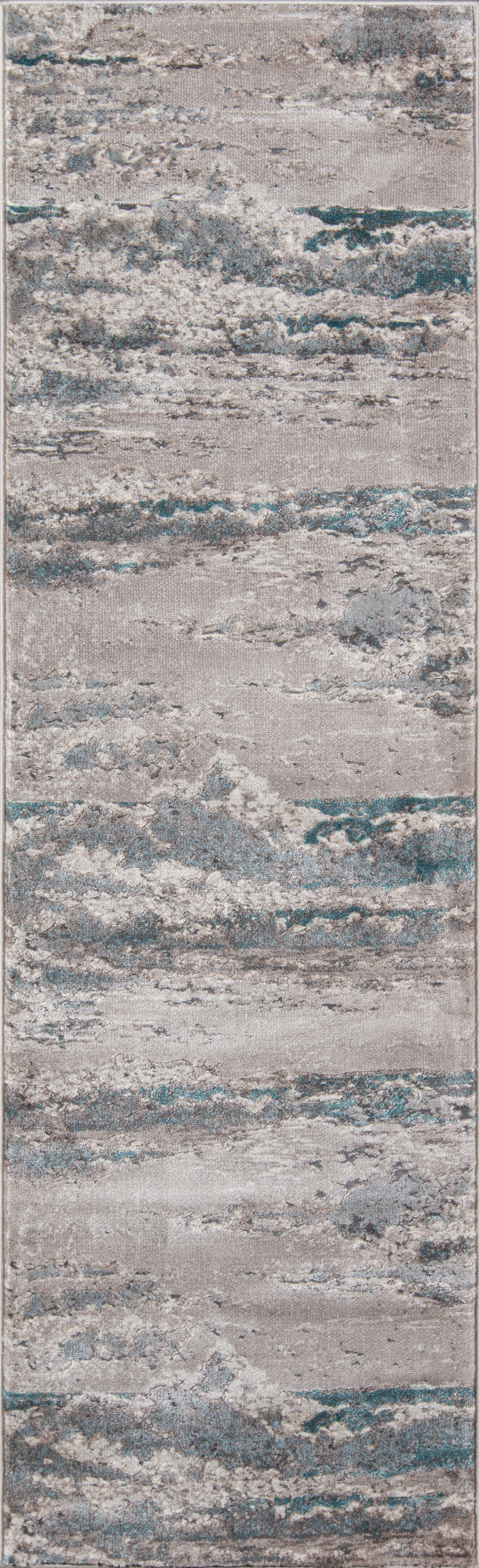 Momeni Monterey  Teal  Contemporary