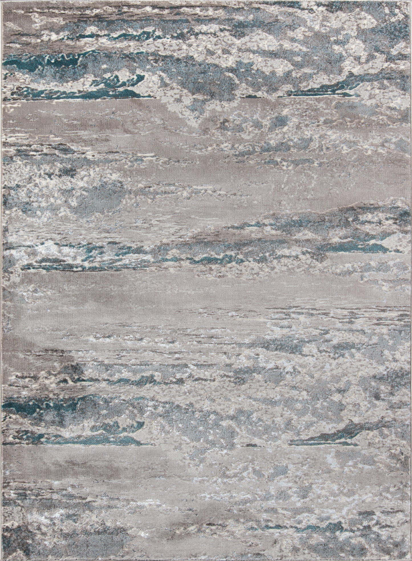 Momeni Monterey  Teal  Contemporary