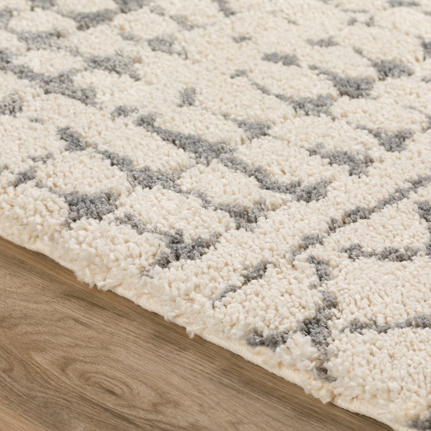 Dalyn Rugs Marquee MQ2 Ivory/Metal Transitional Shag Rug - Rugs - Dalyn Rugs - Atlanta Designer Rugs