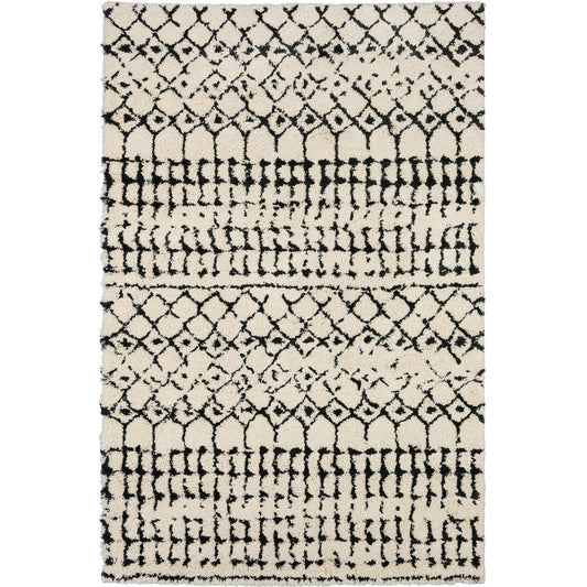 Dalyn Rugs Marquee MQ2 Ivory/Midnight Transitional Shag Rug - Rugs - Dalyn Rugs - Atlanta Designer Rugs