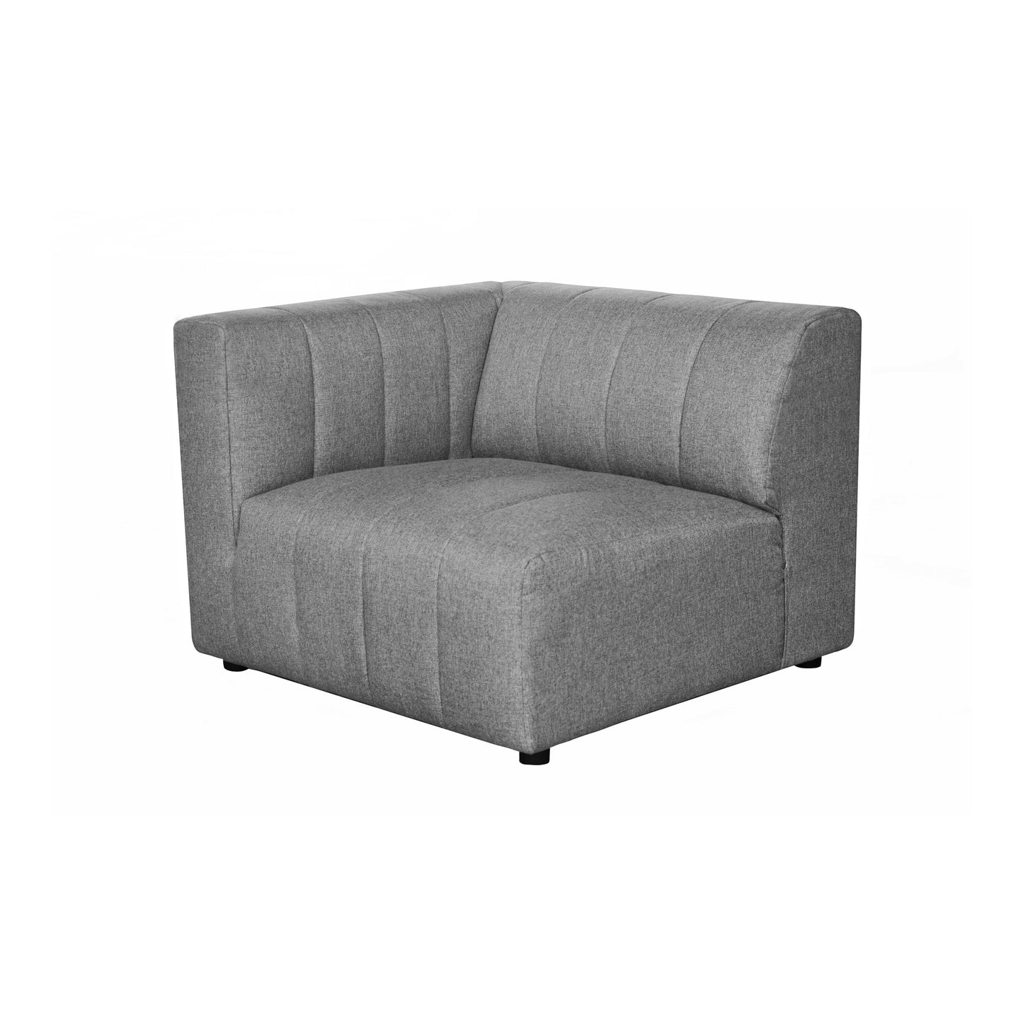 Moes Home Corner Chairs Lyric Grey Contemporary Furniture