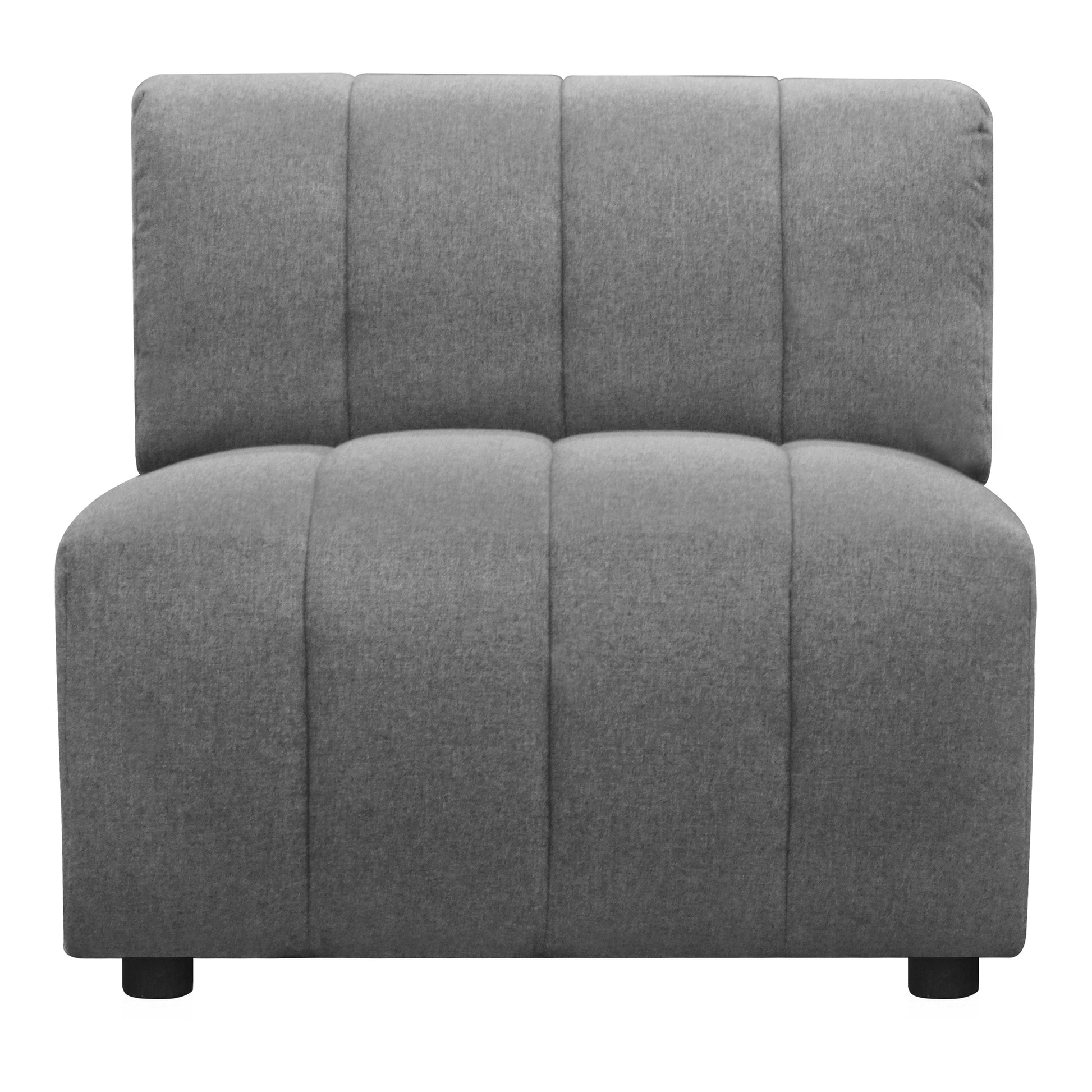 Moes Home Slipper Chairs Lyric Grey Contemporary Furniture