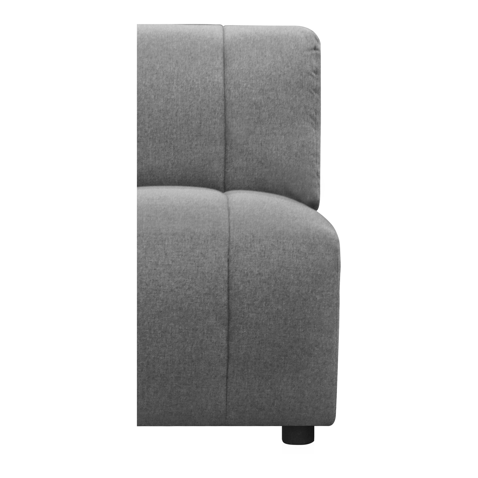 Moes Home Slipper Chairs Lyric Grey Contemporary Furniture