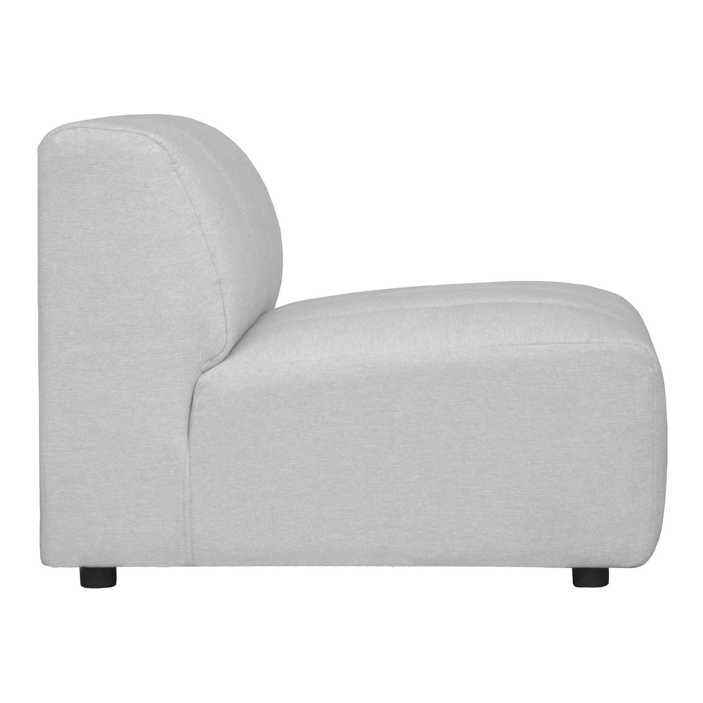 Moes Home Slipper Chairs Lyric Beige Contemporary Furniture