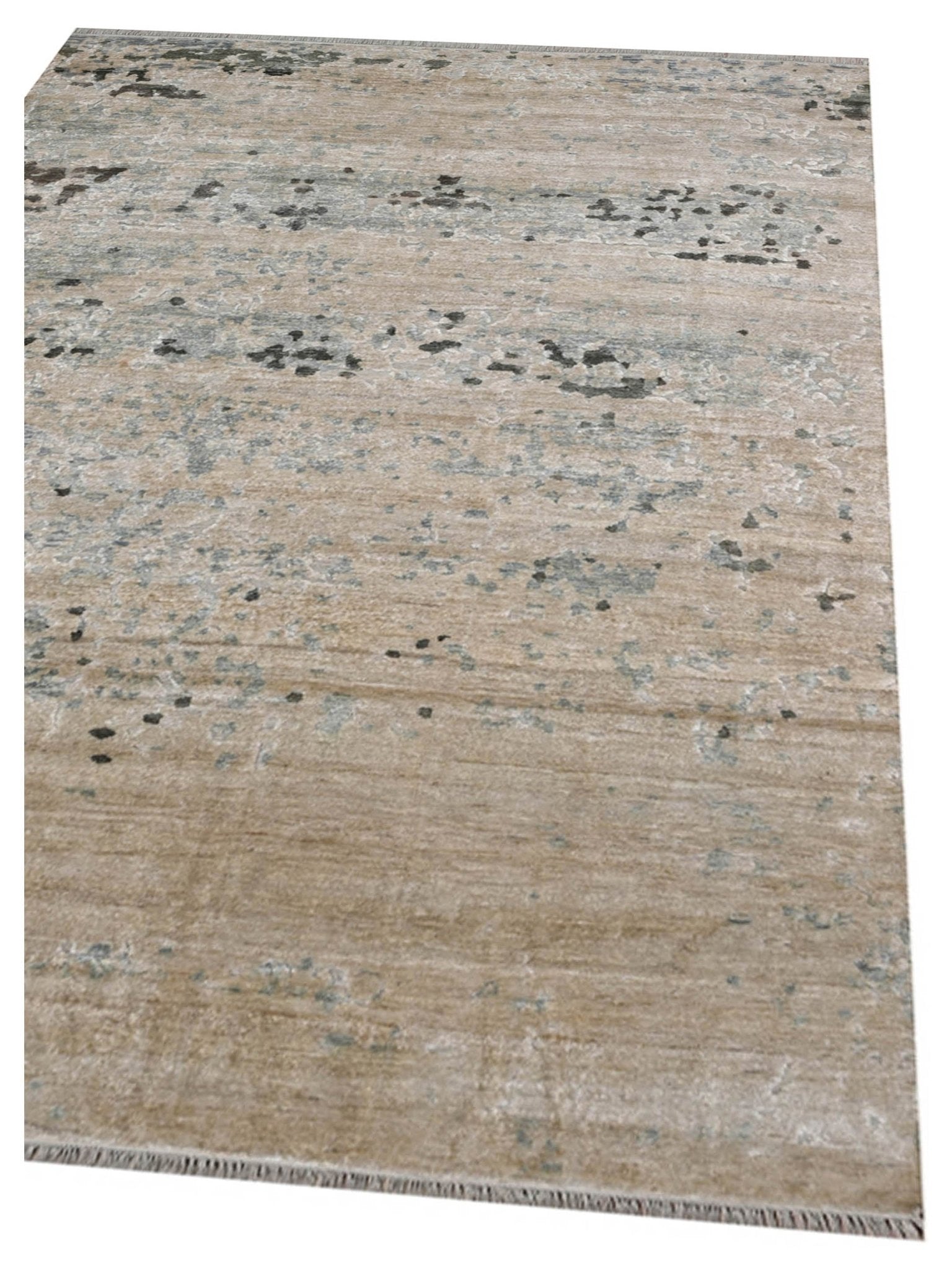 Artisan Mary Grey Contemporary Knotted Rug - Rugs - Artisan - Atlanta Designer Rugs