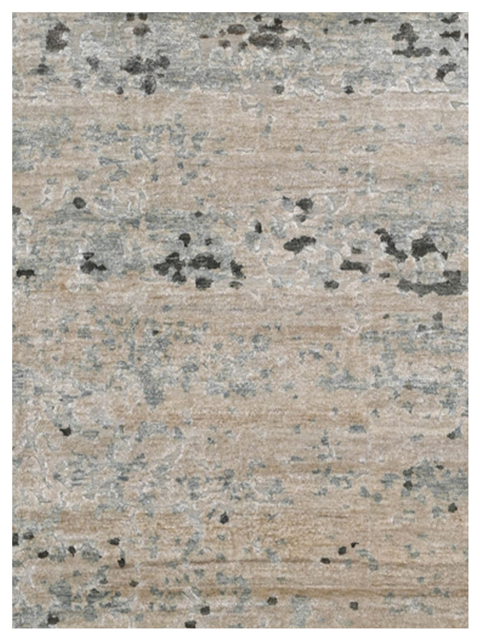 Artisan Mary Grey Contemporary Knotted Rug - Rugs - Artisan - Atlanta Designer Rugs