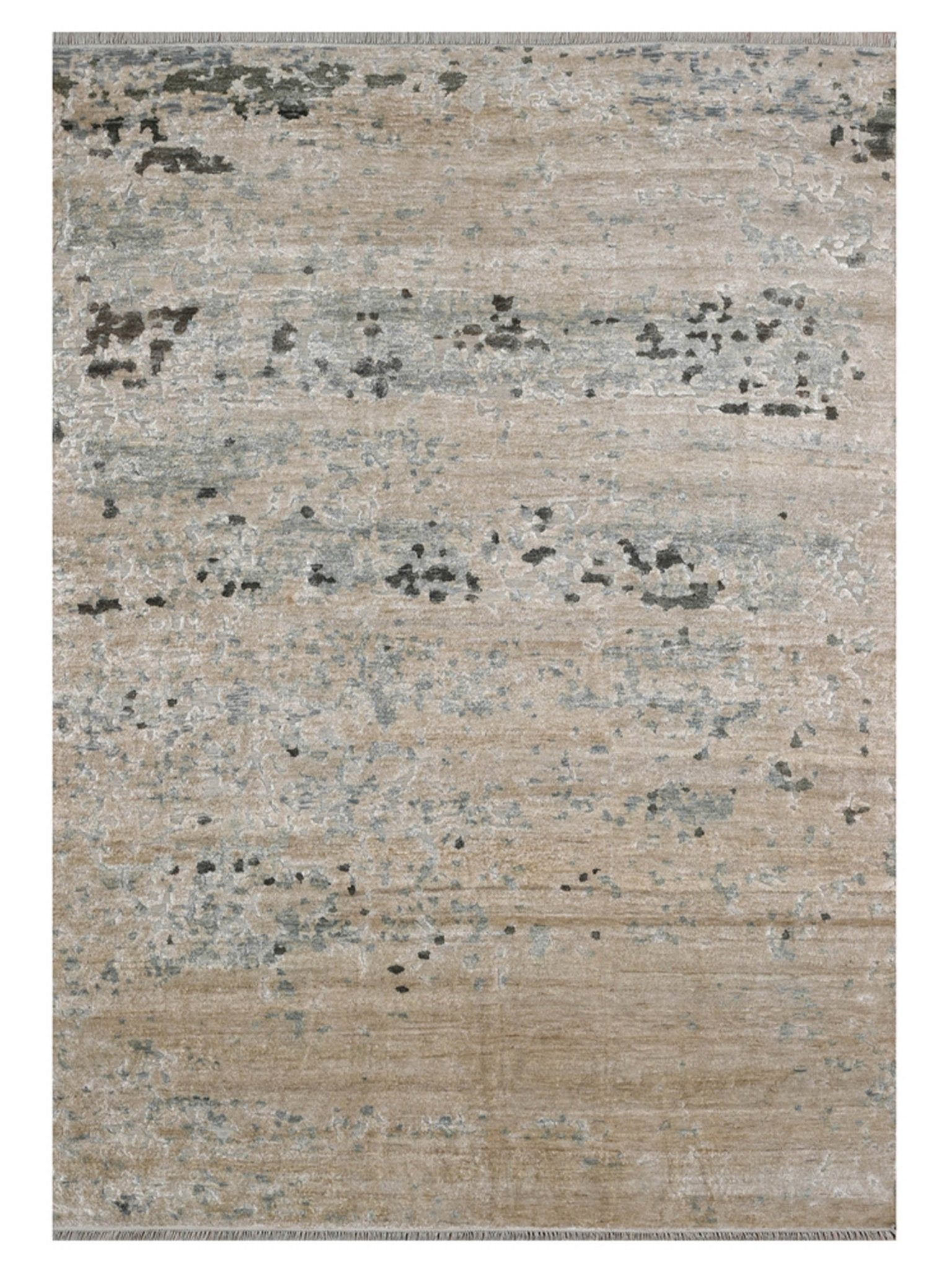 Artisan Mary Grey Contemporary Knotted Rug - Rugs - Artisan - Atlanta Designer Rugs