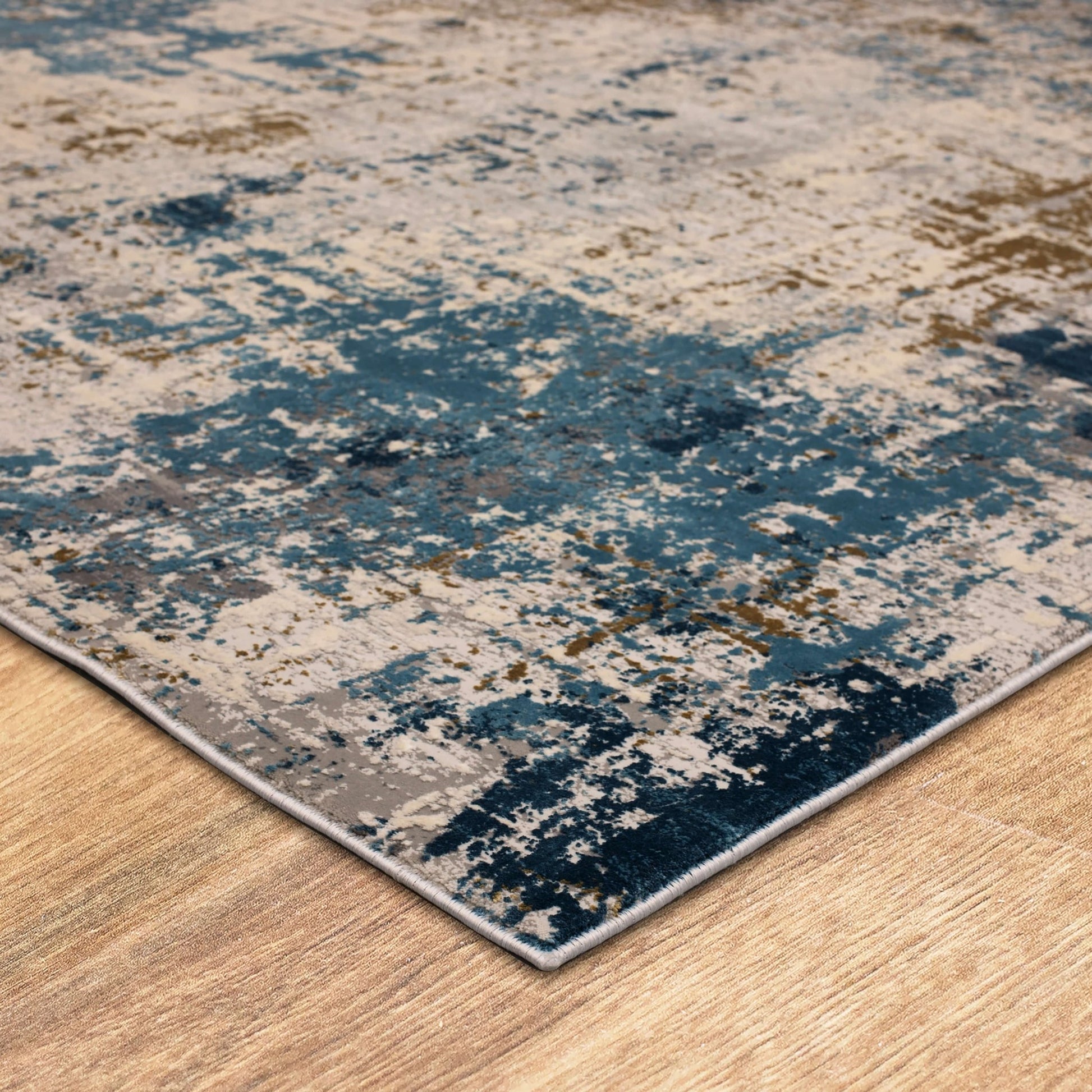 Karastan Tryst RG073 Blue Modern/Contemporary Machinemade Rug - Rugs - Karastan - Atlanta Designer Rugs