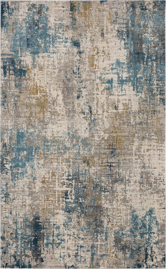 Karastan Tryst RG073 Blue Modern/Contemporary Machinemade Rug - Rugs - Karastan - Atlanta Designer Rugs